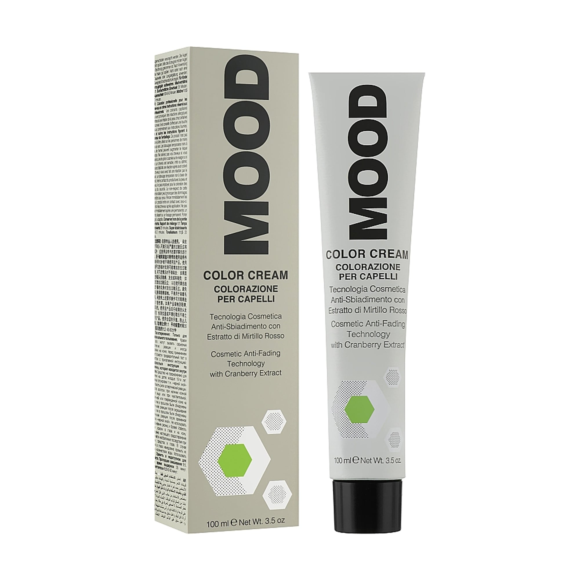 Перманентна крем-фарба для волосся Mood Color Cream 12.71 Super Silver Blonde, 100 мл